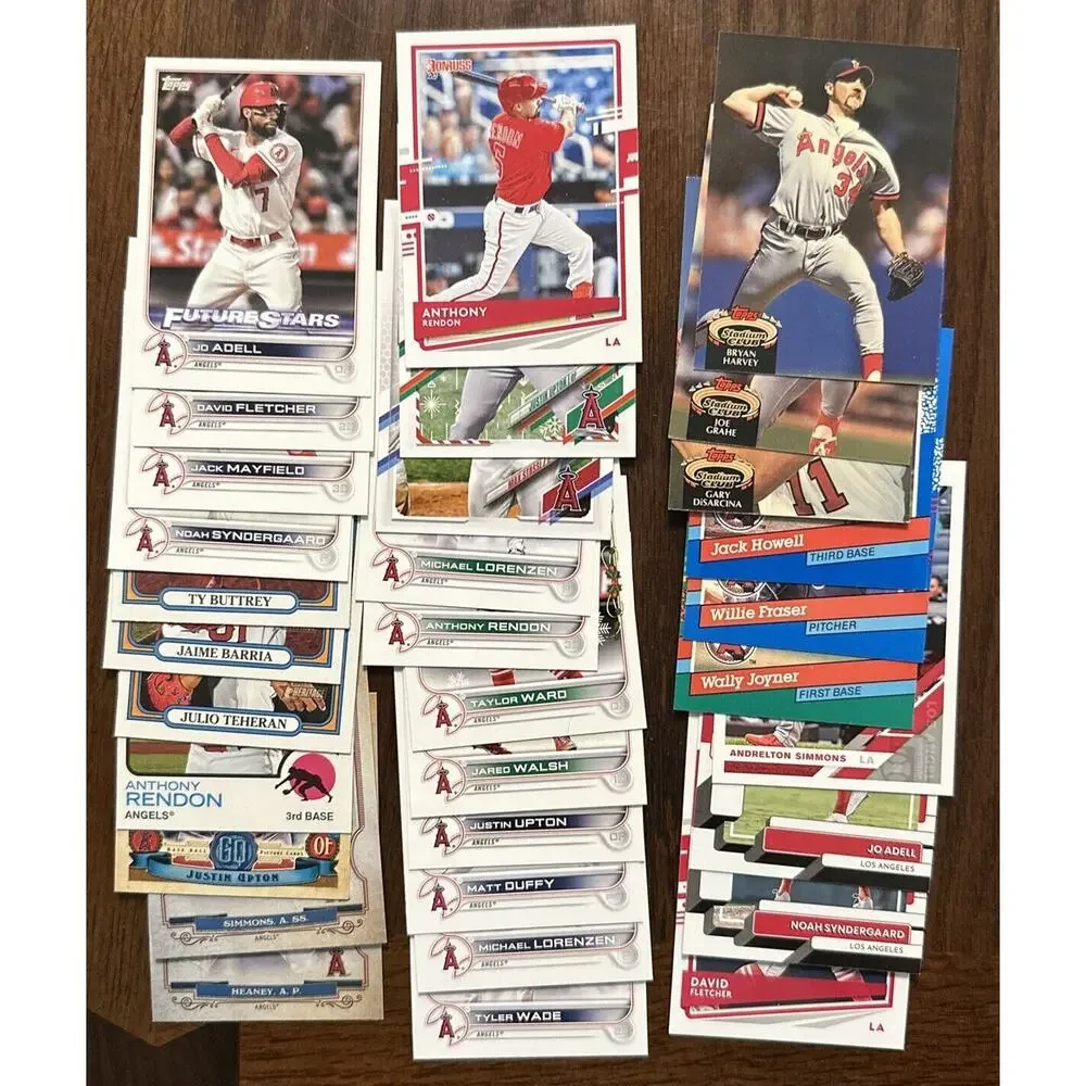 Los Angeles Angels Baseball Trading Card Lot 179 Different